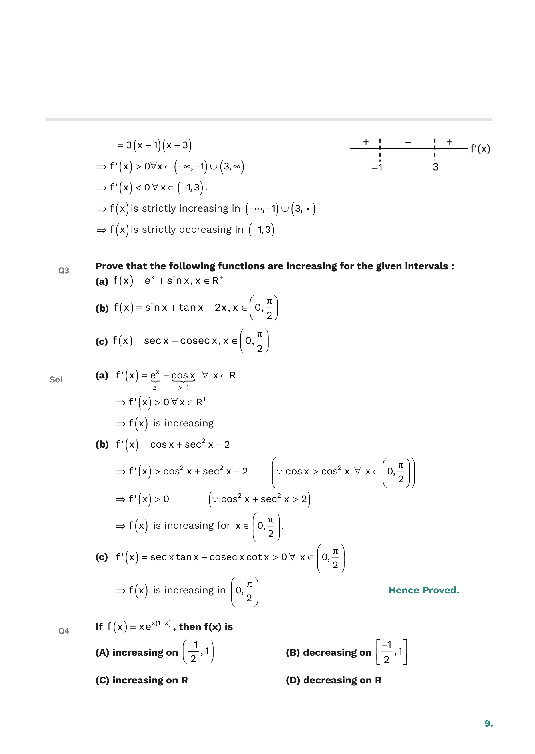 Application of Derivatives — page 9