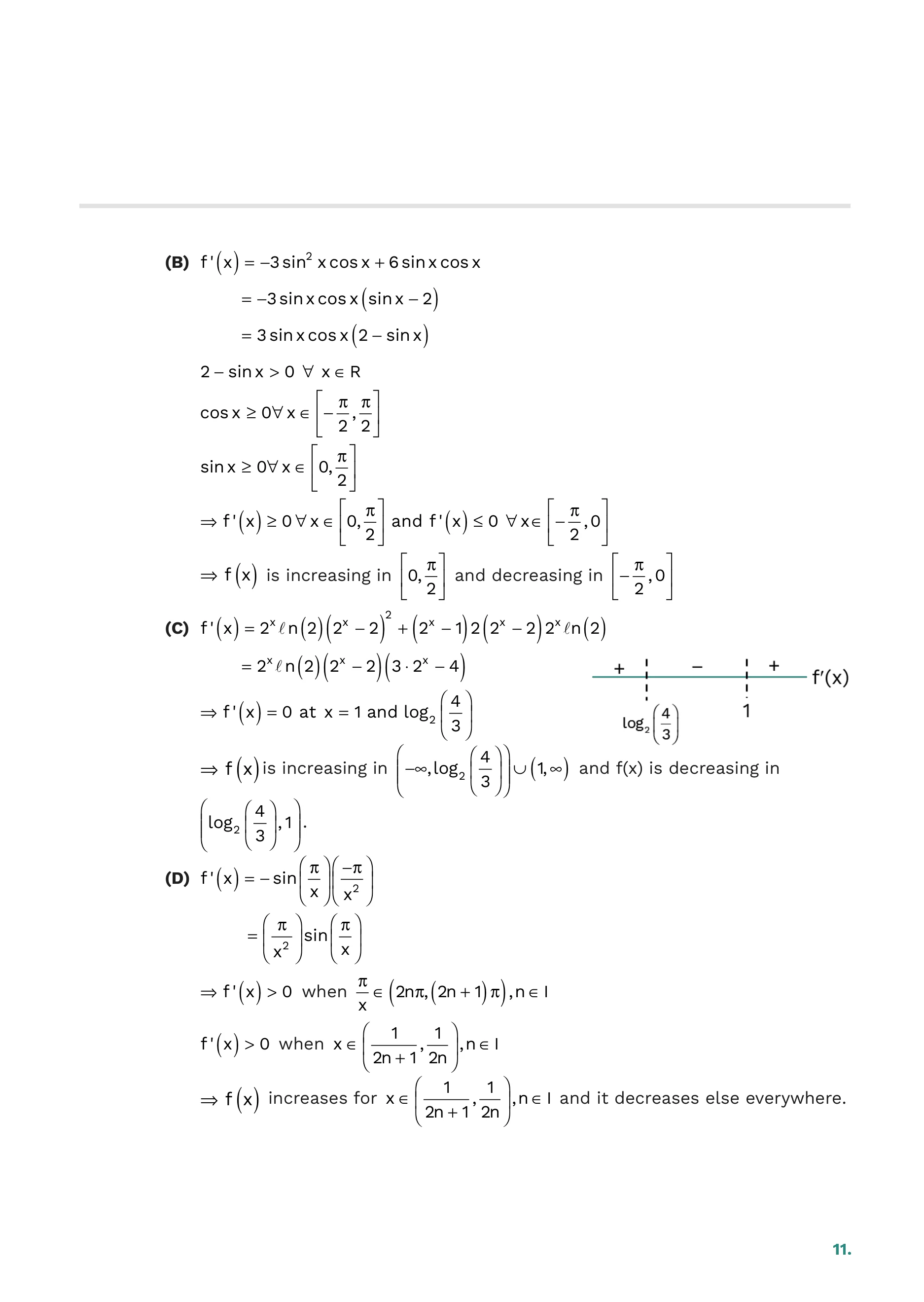 Application of Derivatives — page 11