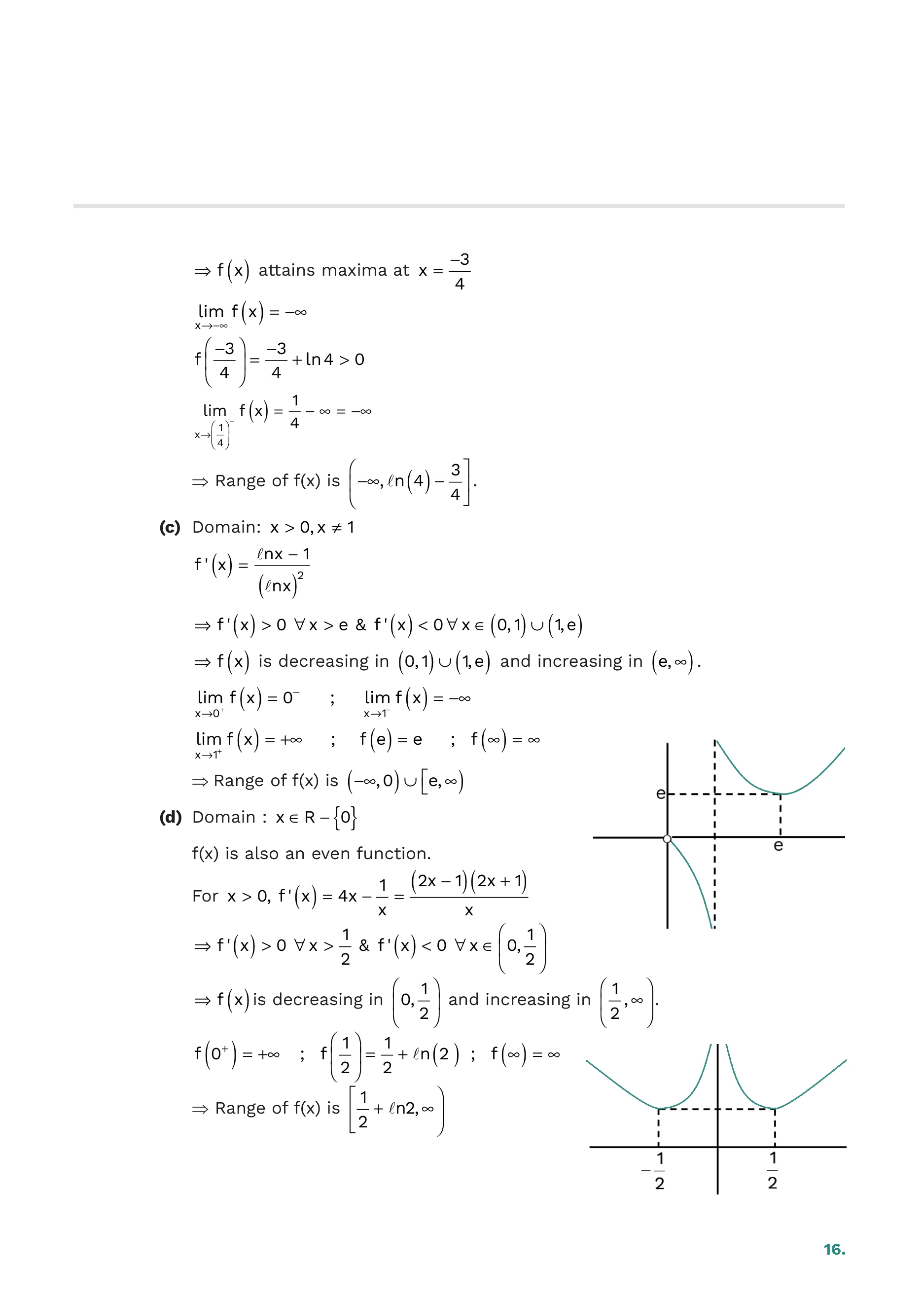 Application of Derivatives — page 16