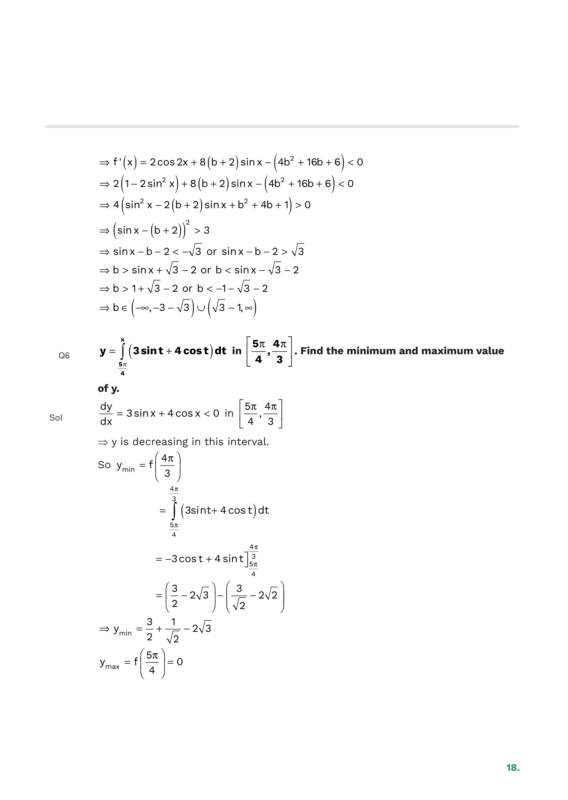 Application of Derivatives — page 18