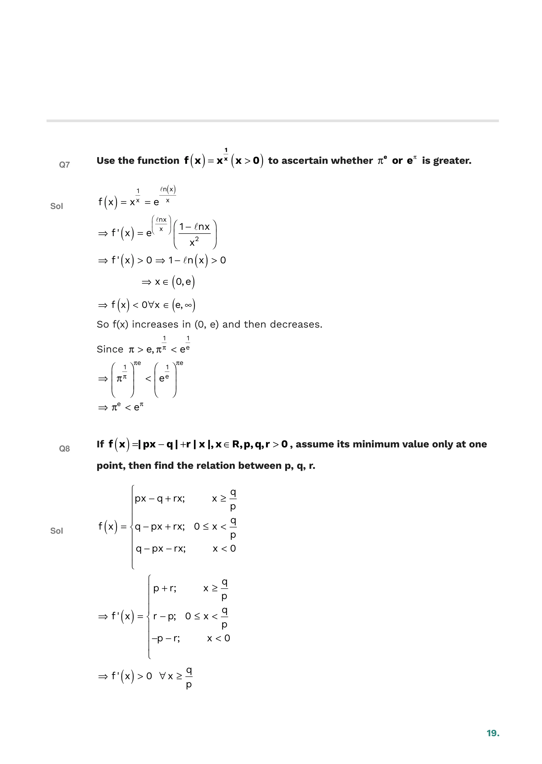 Application of Derivatives — page 19