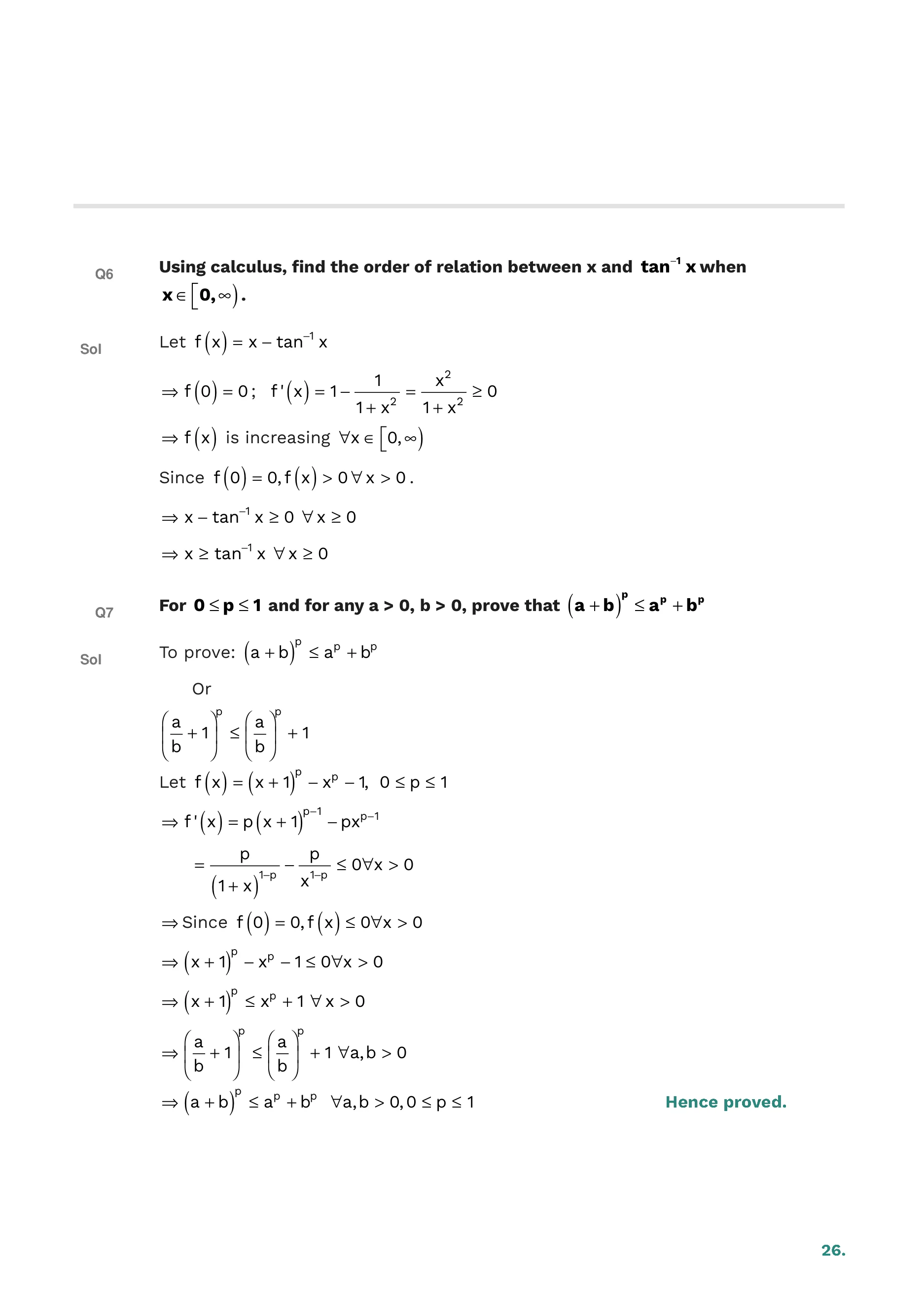 Application of Derivatives — page 26
