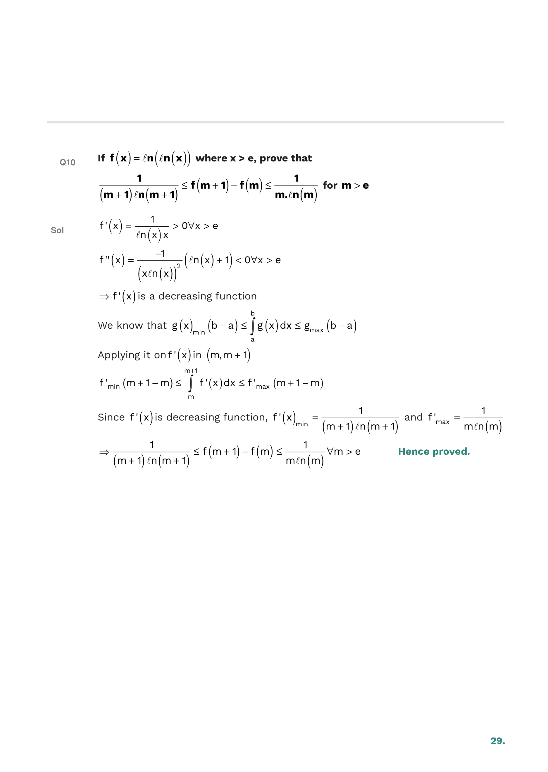 Application of Derivatives — page 29
