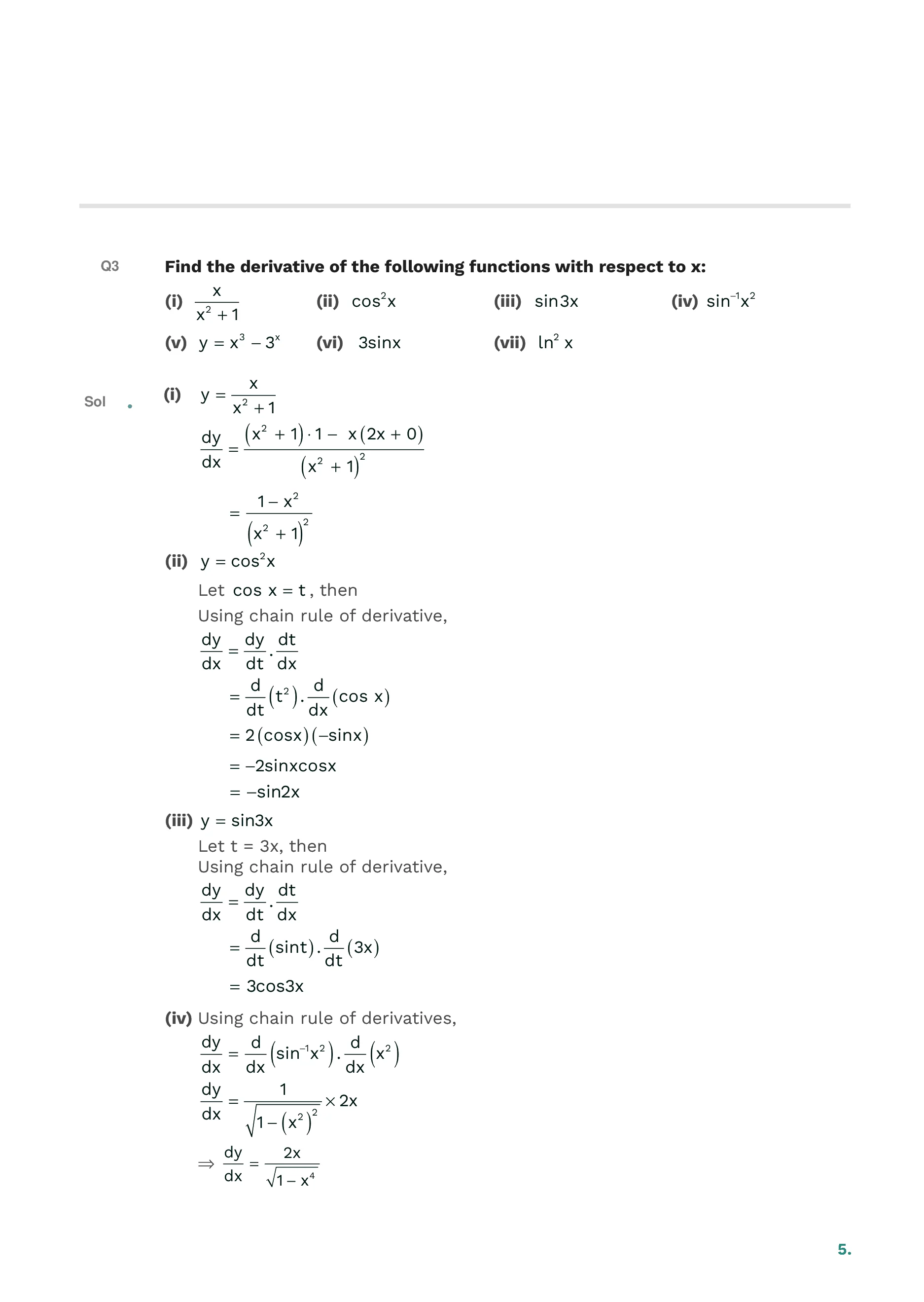 Method of Differentiation — page 6