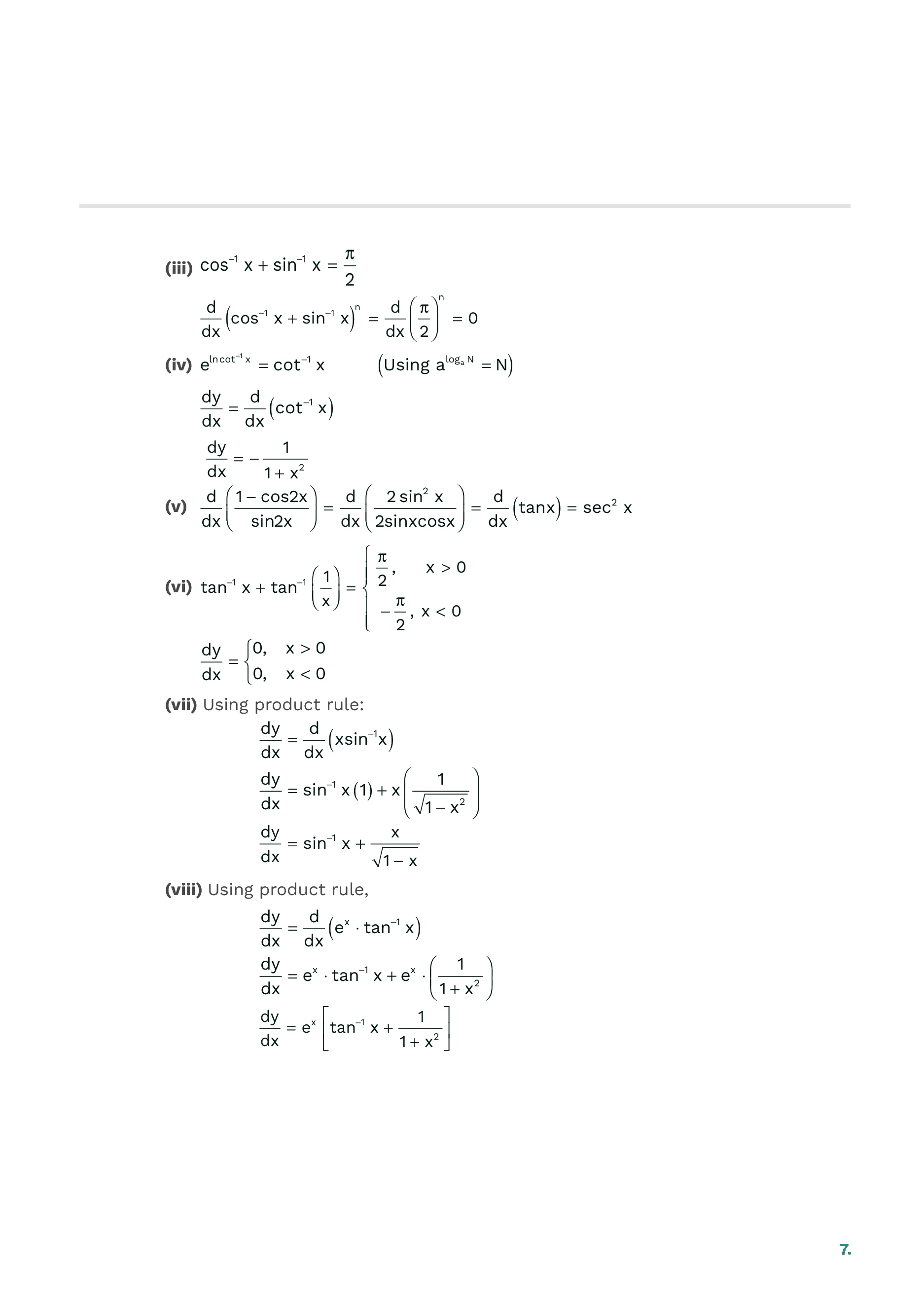 Method of Differentiation — page 8