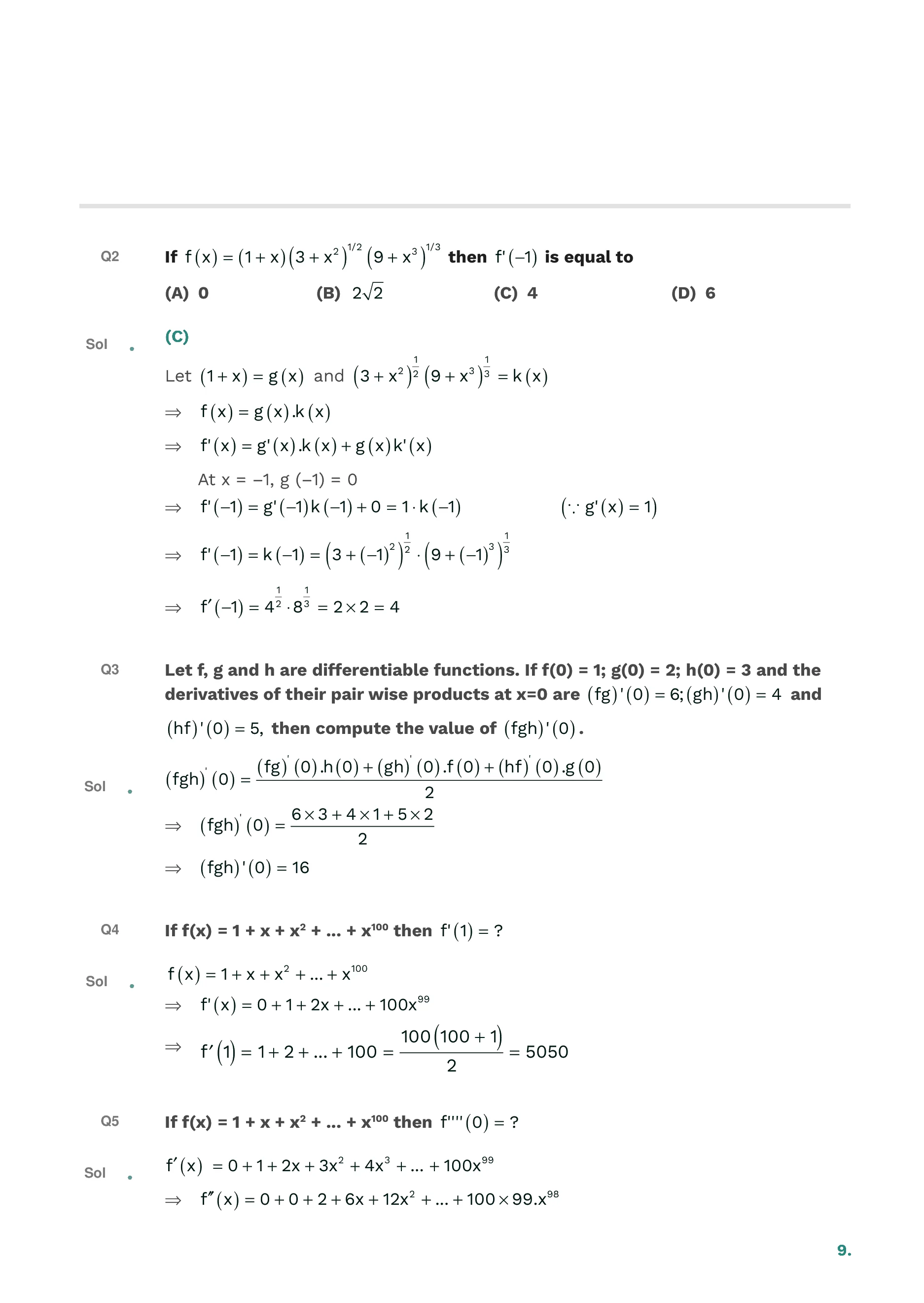 Method of Differentiation — page 10