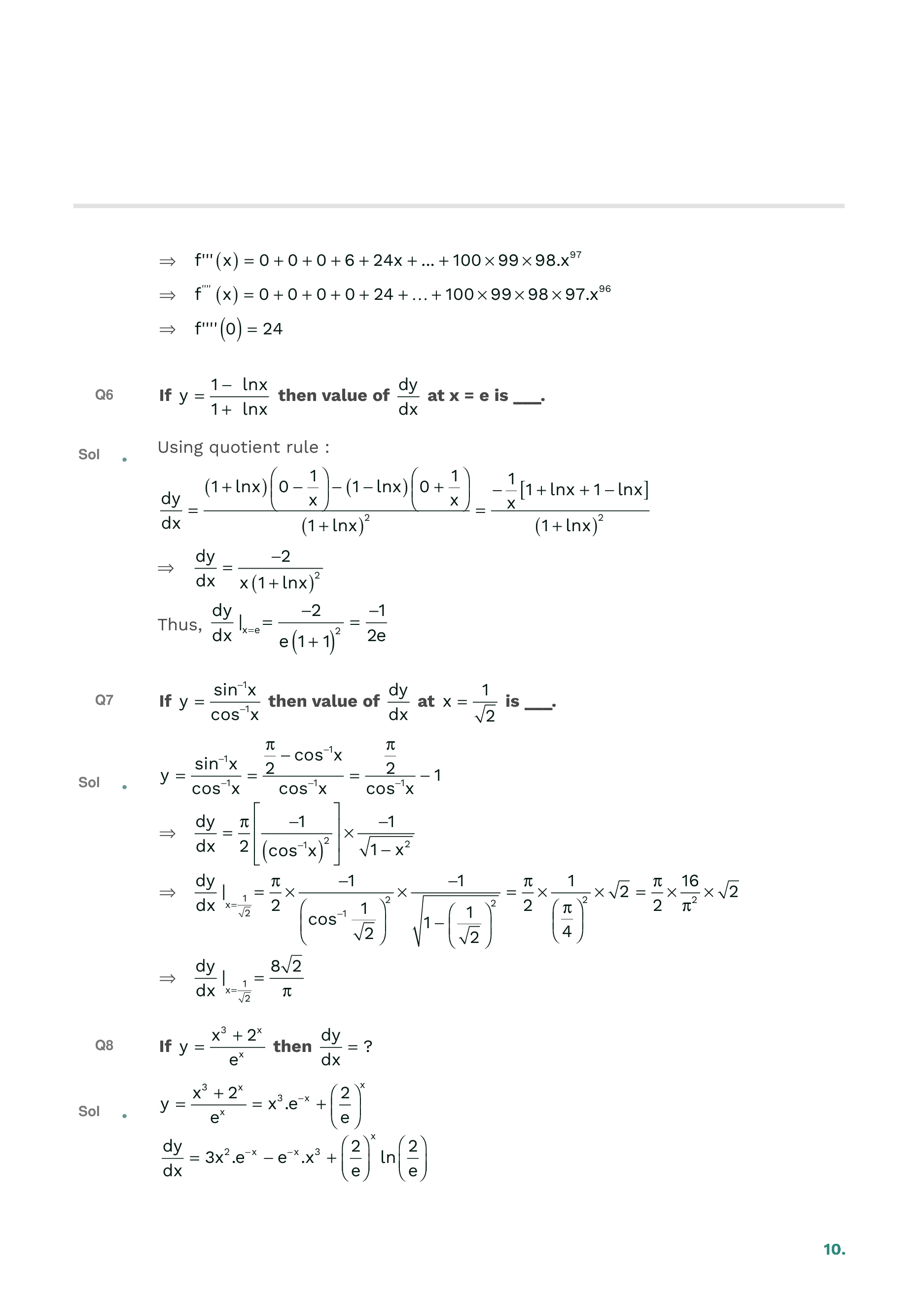 Method of Differentiation — page 11