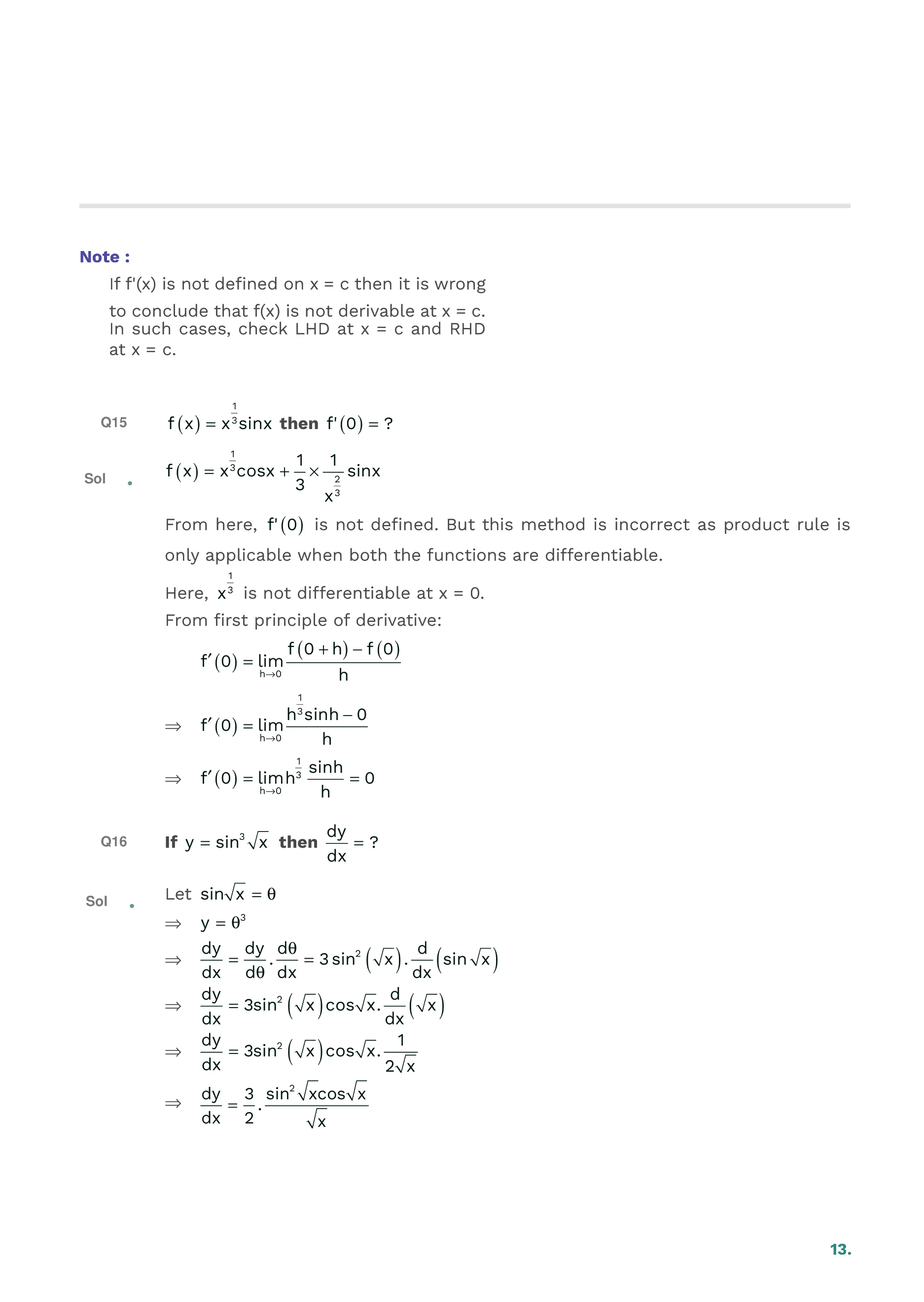 Method of Differentiation — page 14