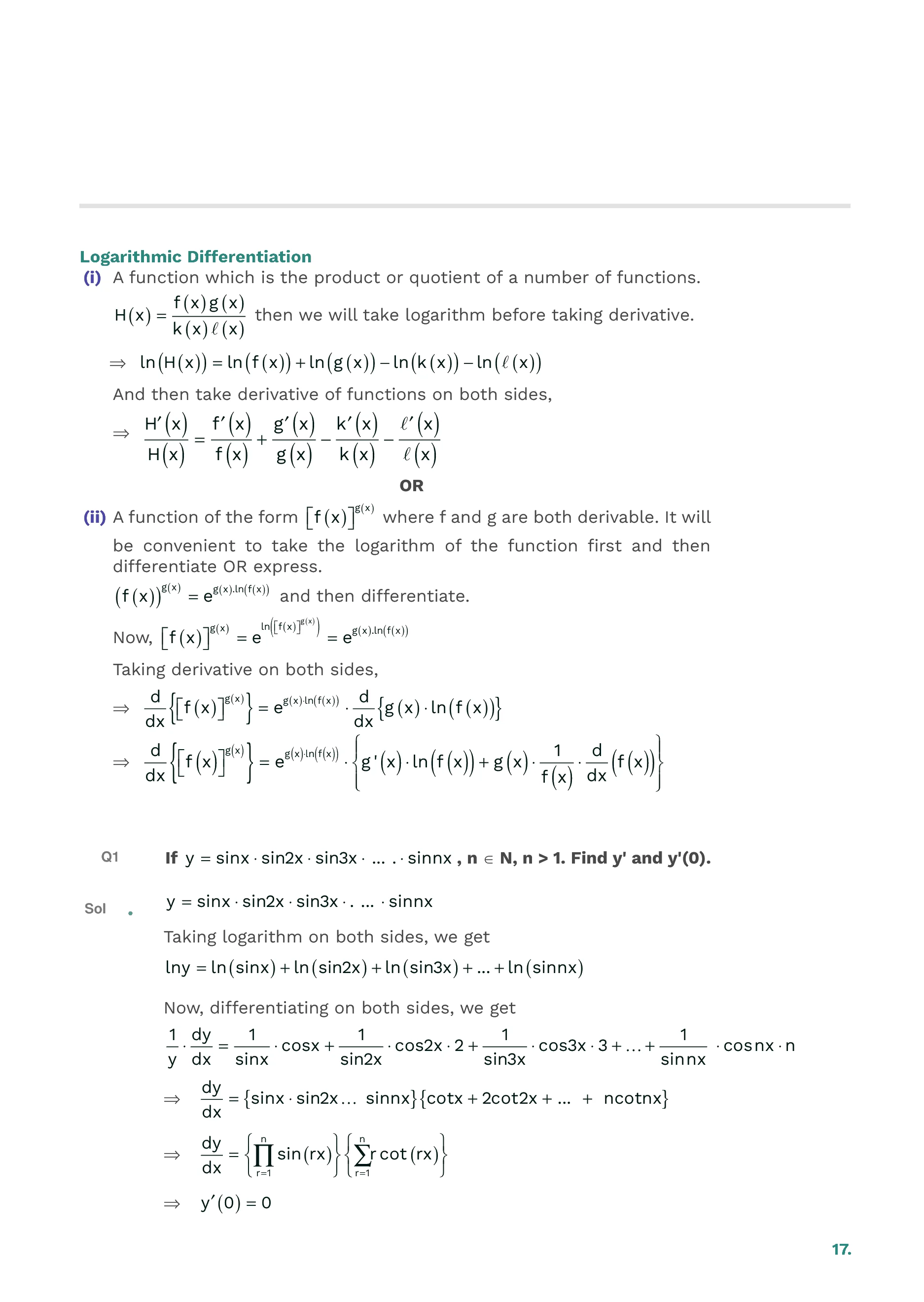 Method of Differentiation — page 18
