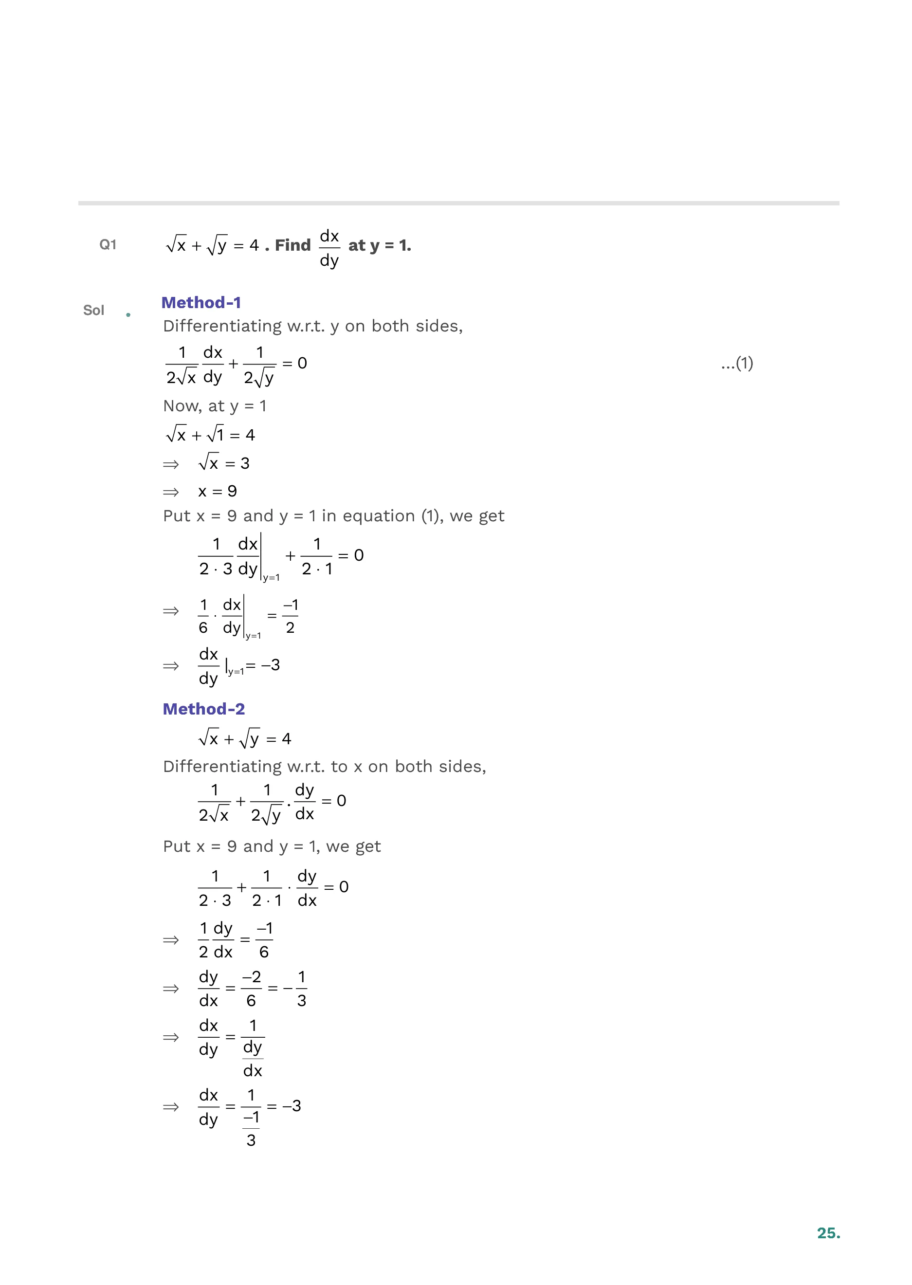 Method of Differentiation — page 26
