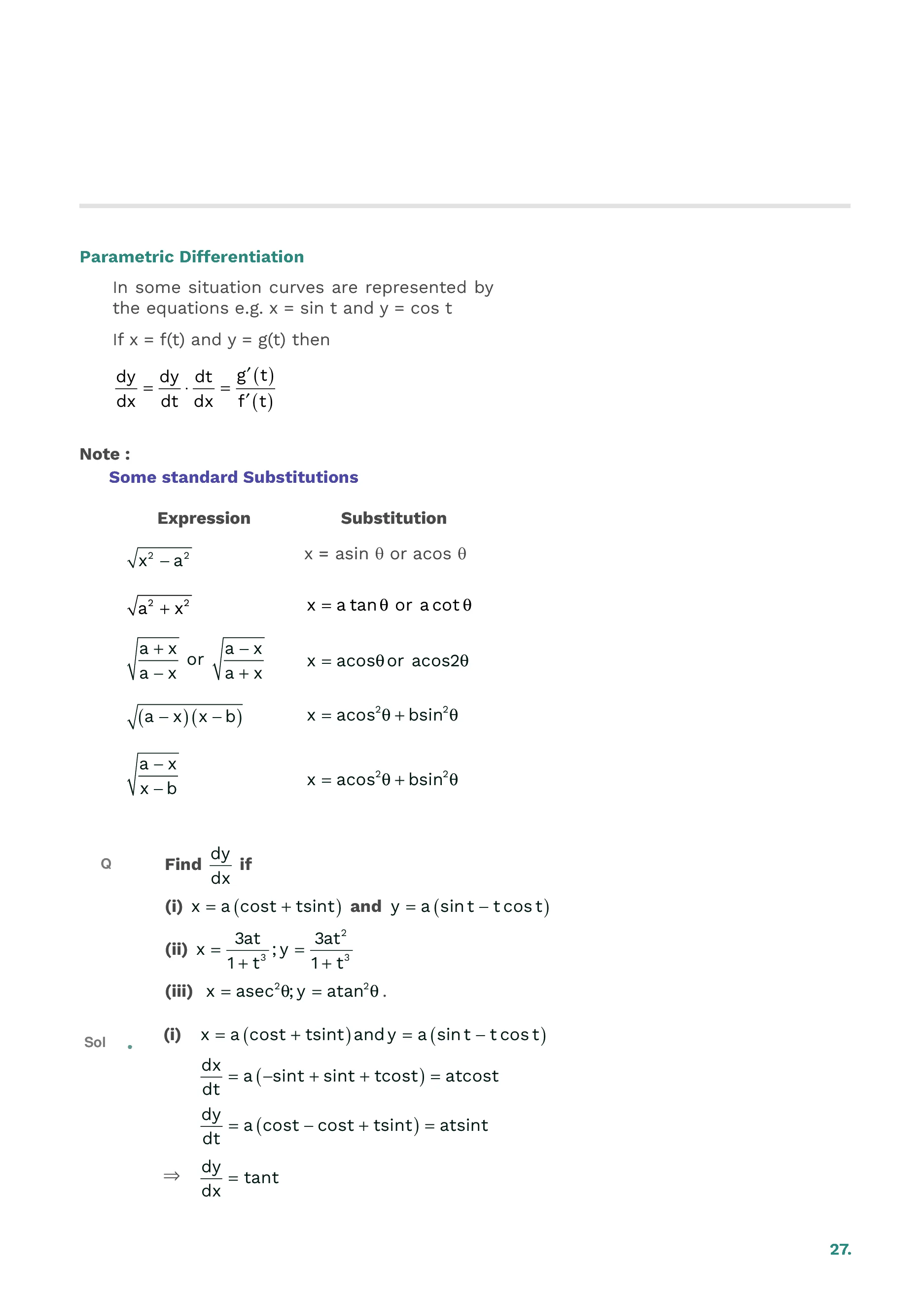Method of Differentiation — page 28