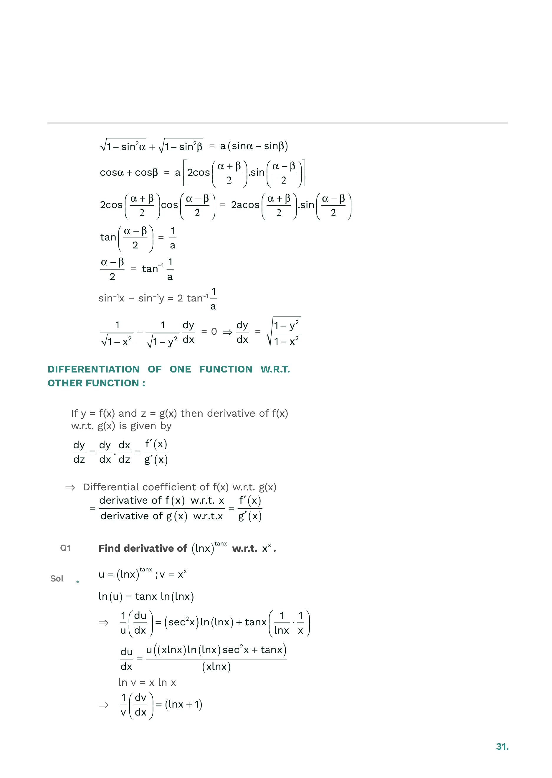 Method of Differentiation — page 32