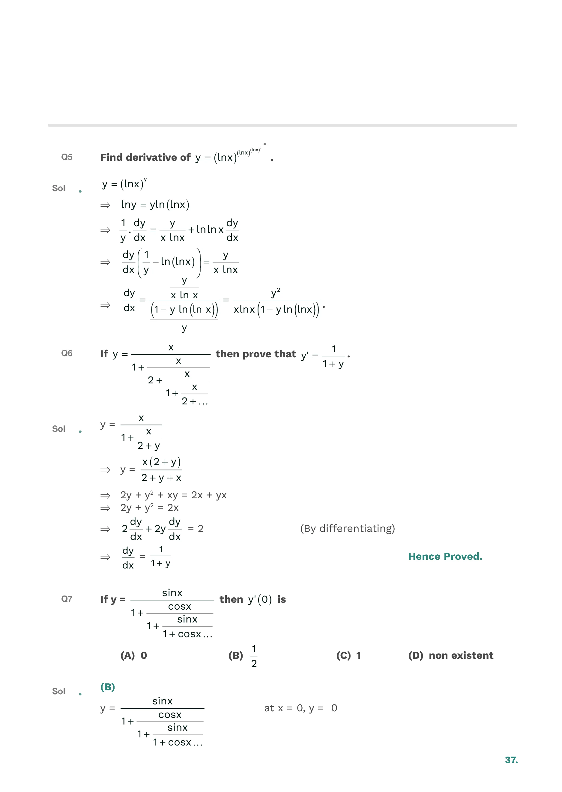 Method of Differentiation — page 38