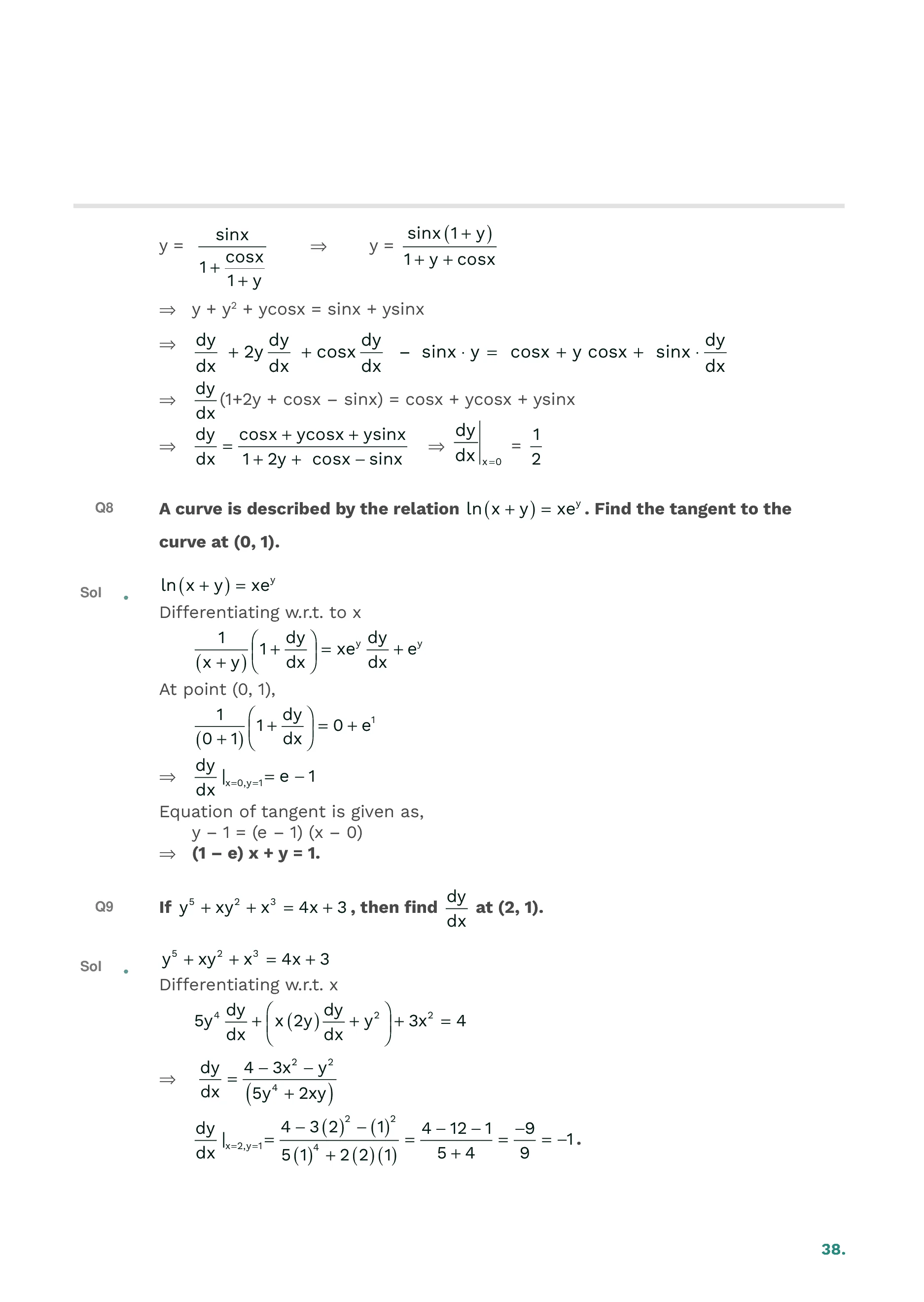 Method of Differentiation — page 39