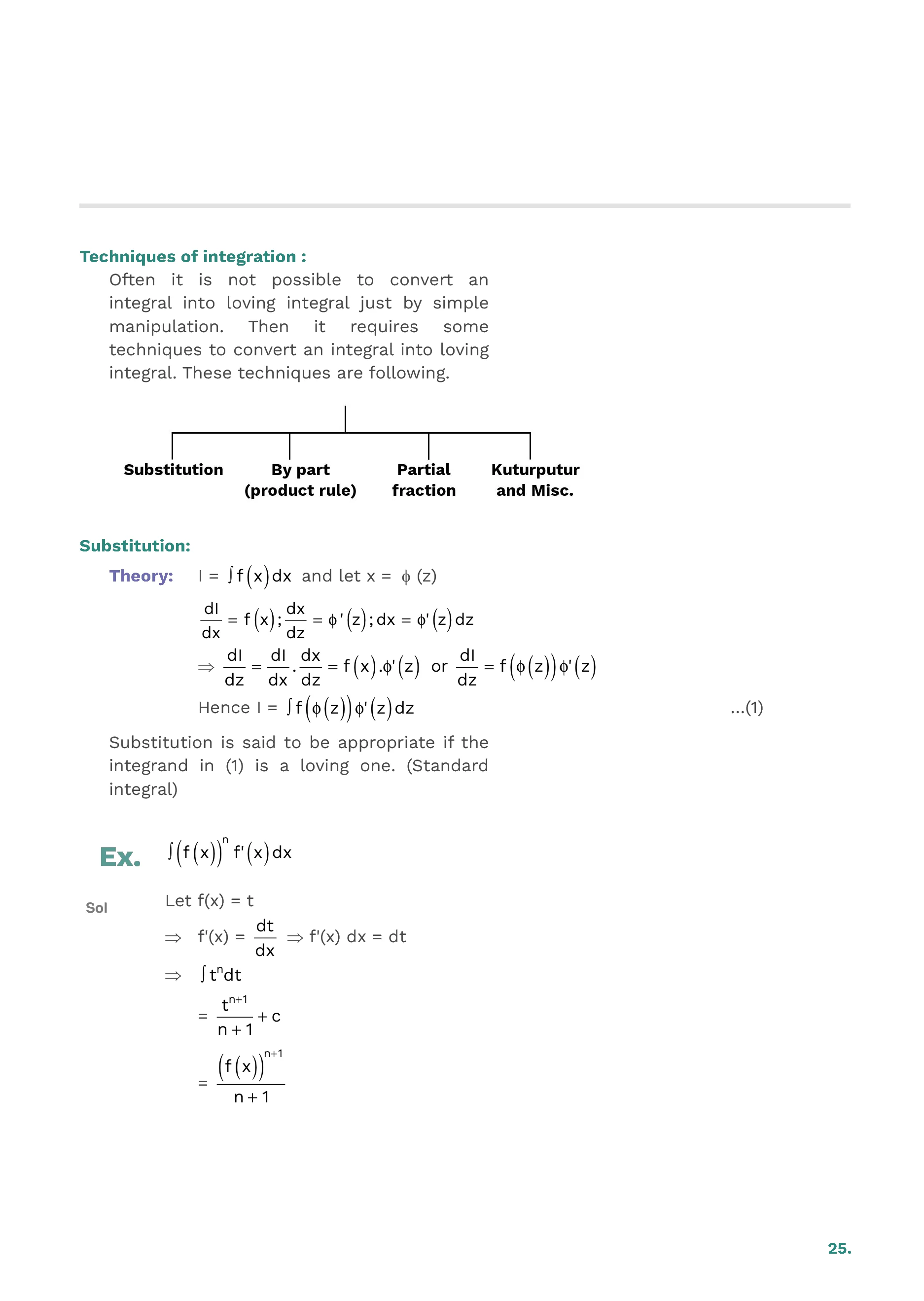 Indefinite Integration — page 25