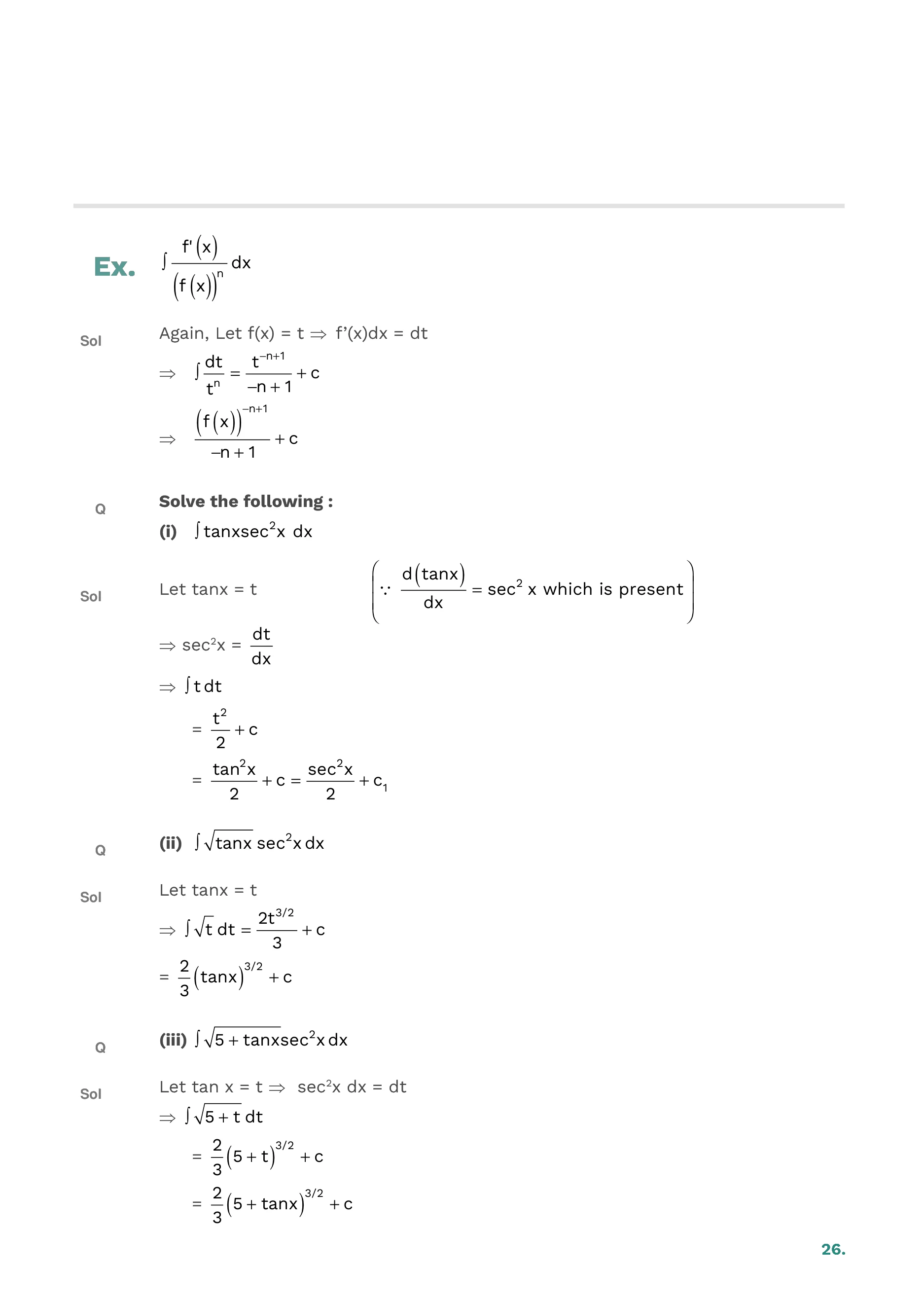 Indefinite Integration — page 26