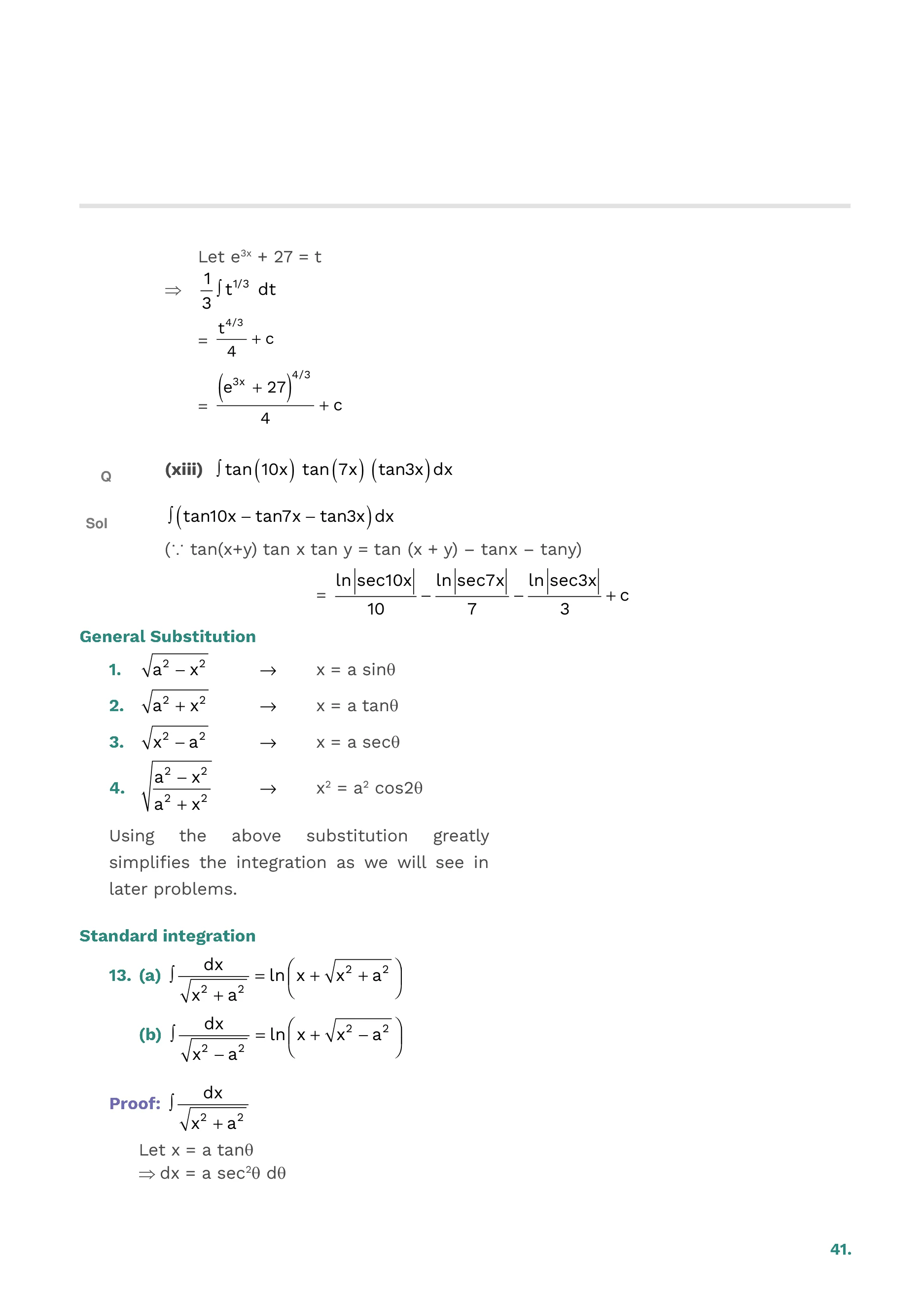 Indefinite Integration — page 41