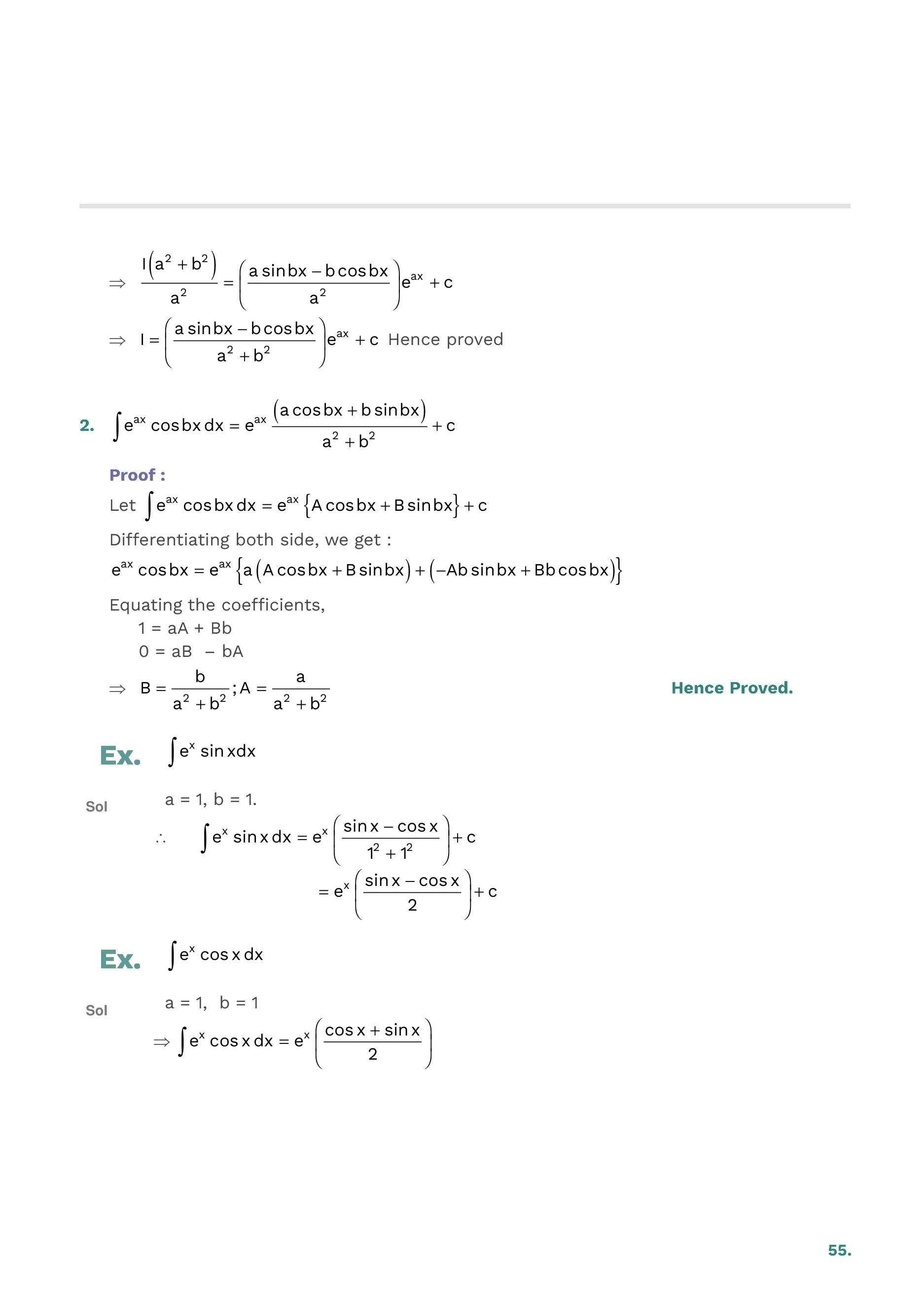 Indefinite Integration — page 55