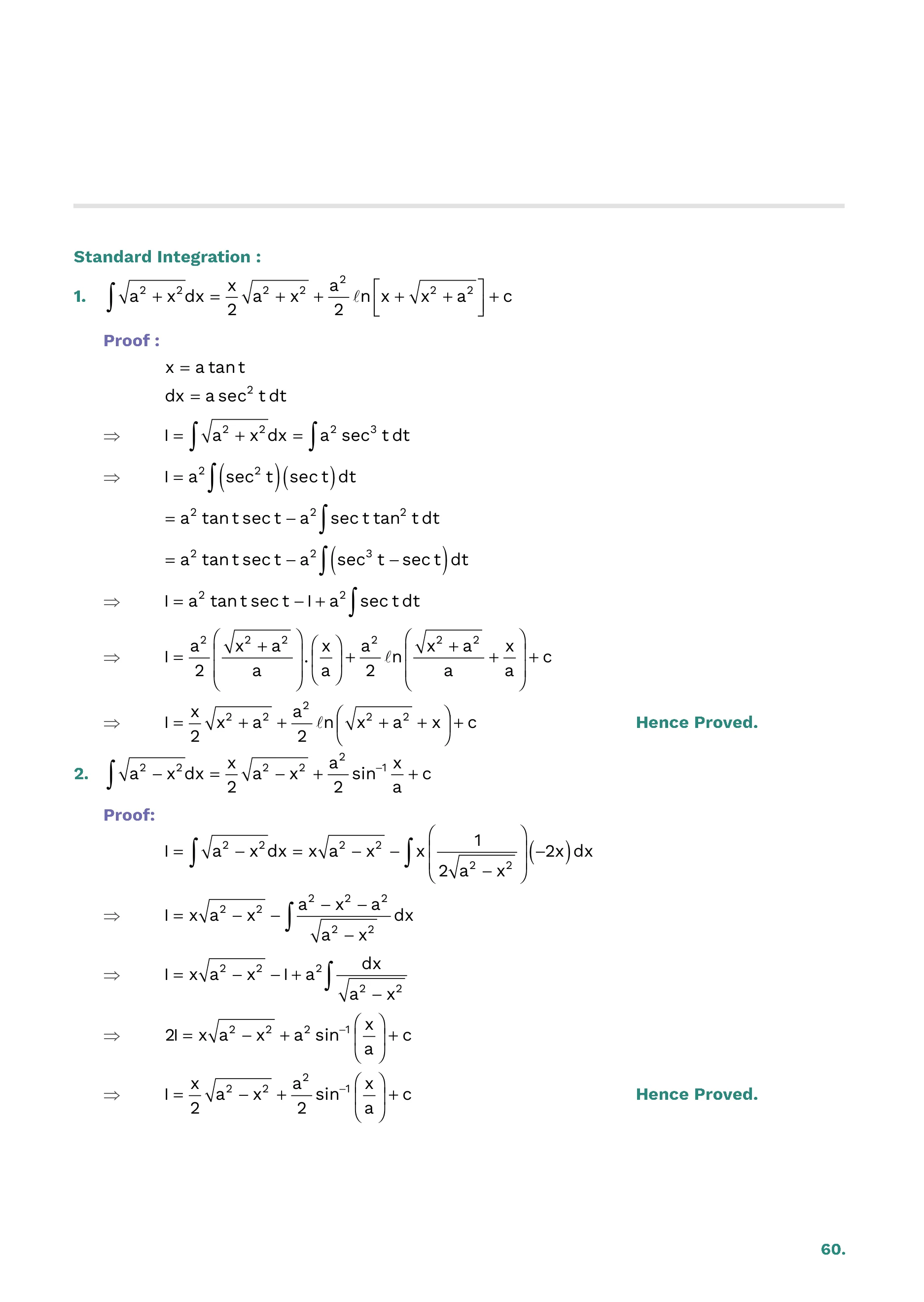 Indefinite Integration — page 60
