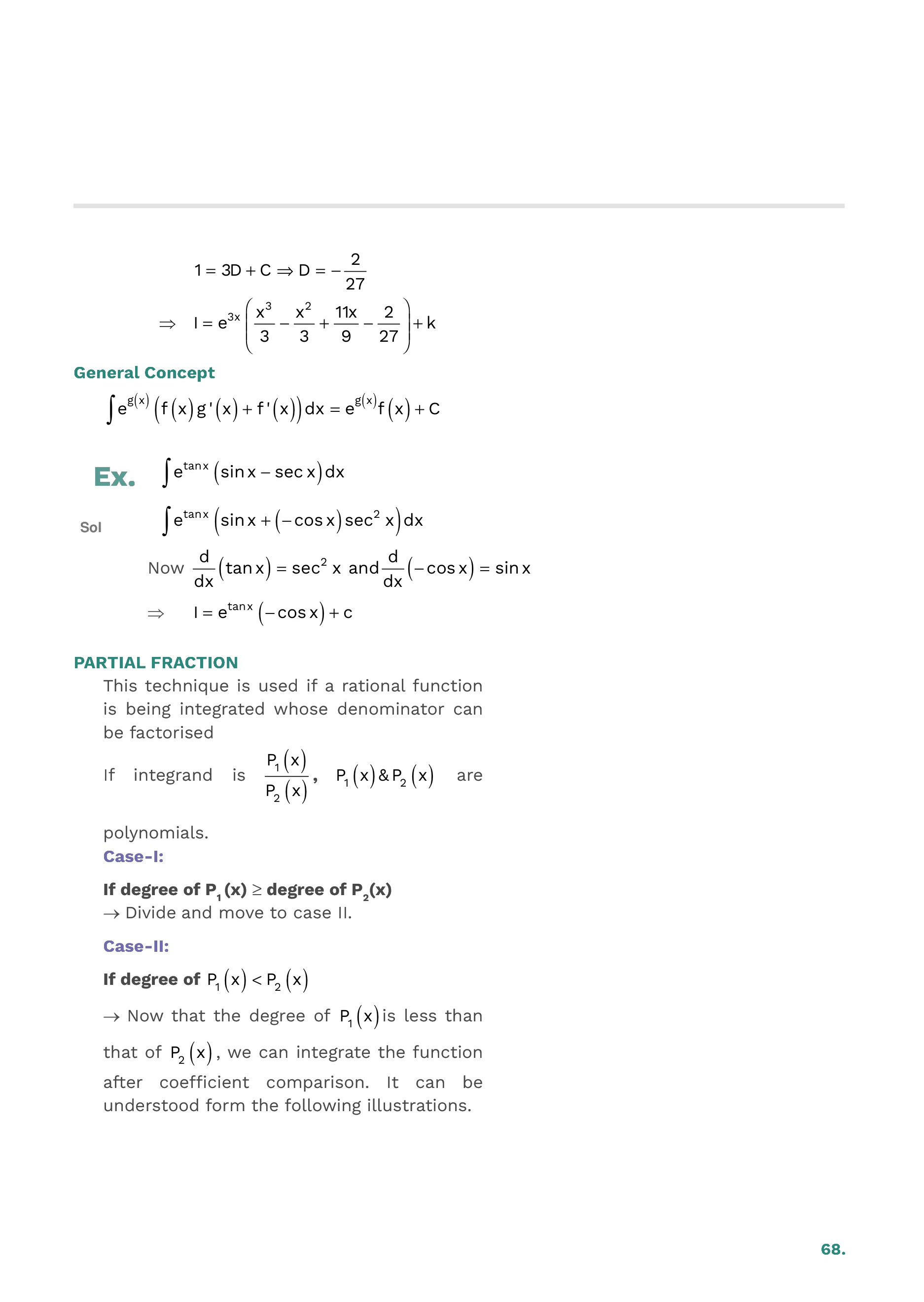 Indefinite Integration — page 68